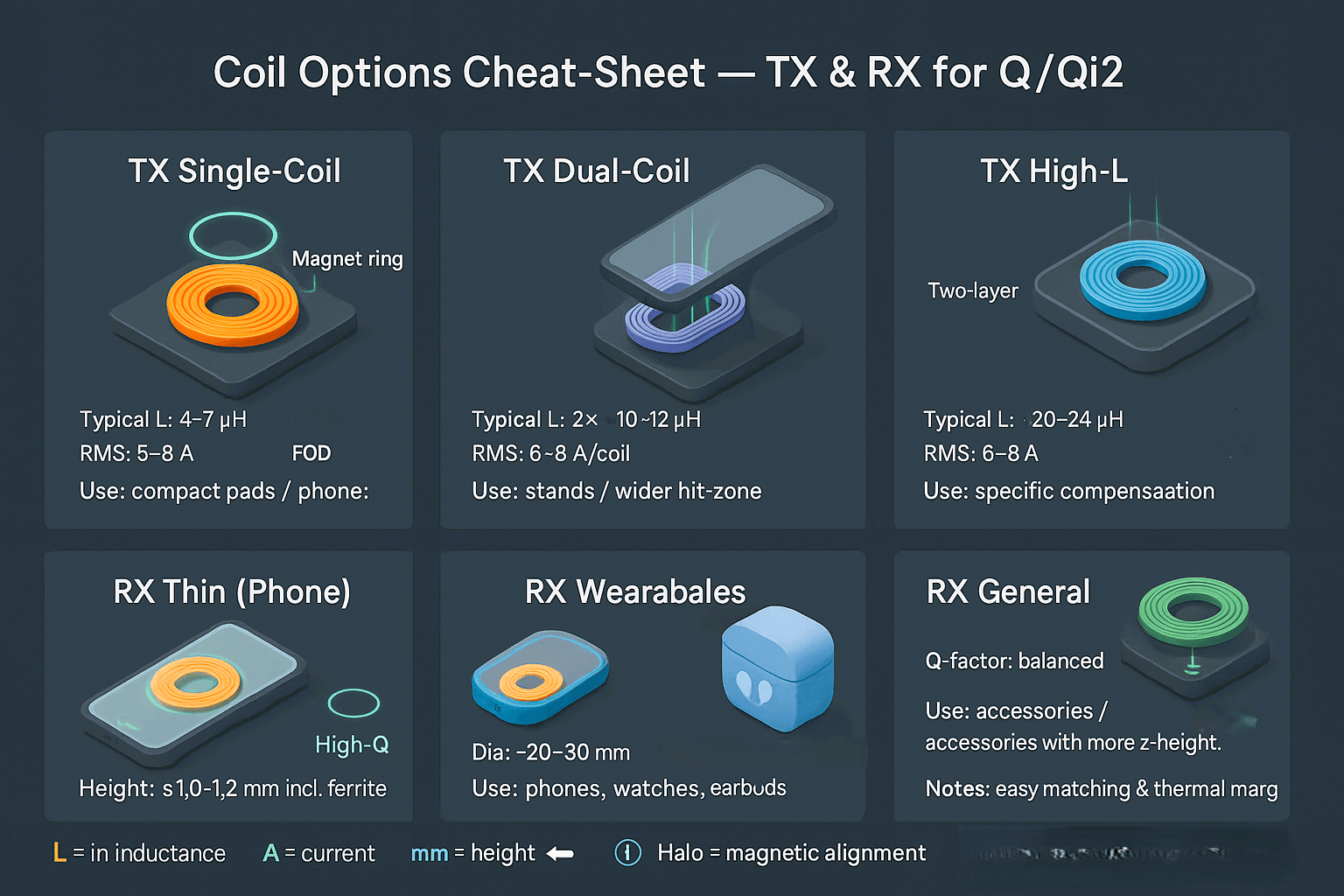 Coil Options for Different Power Requirements